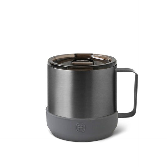 Titanium Grey camp mug-Metallic Grey 10 OZ