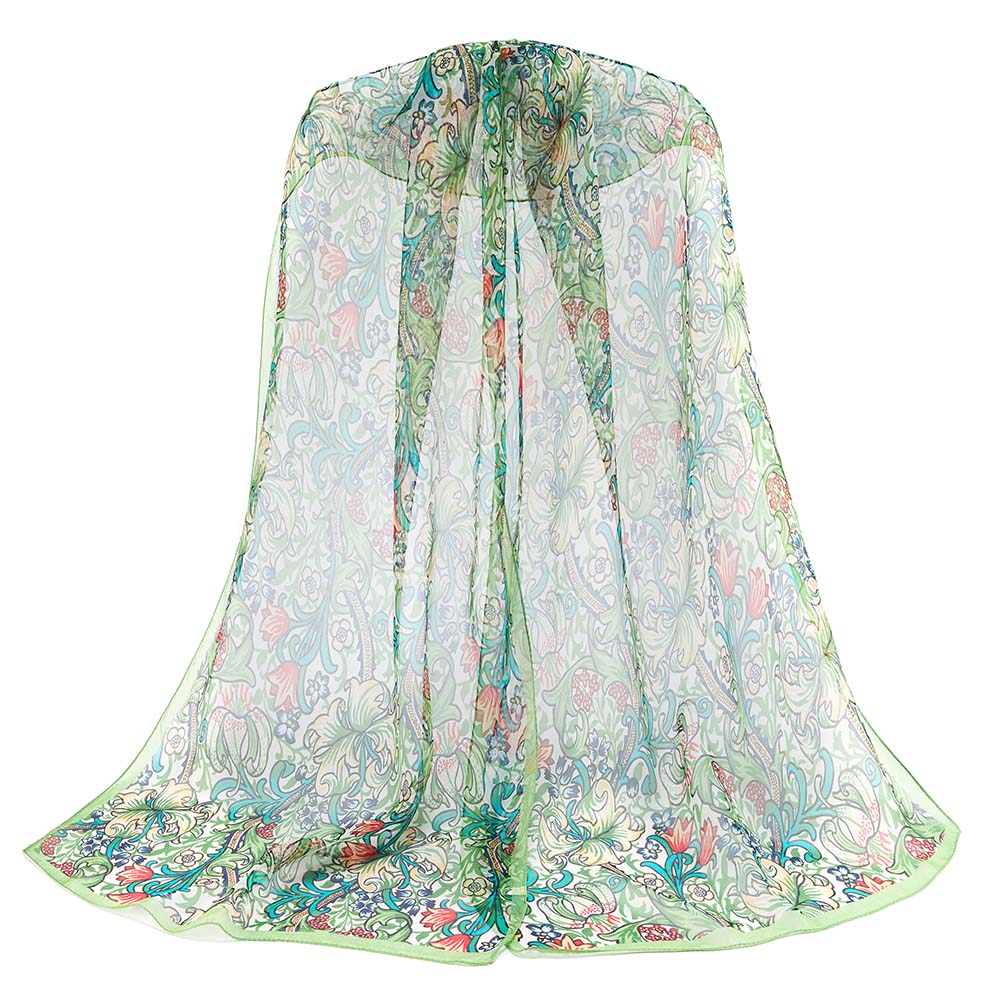 William Morris Golden Lily - 100% Pure Silk Scarf