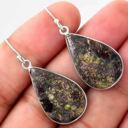 Dragon Blood Stone - South Africa Earrings E-1001 SDE51044