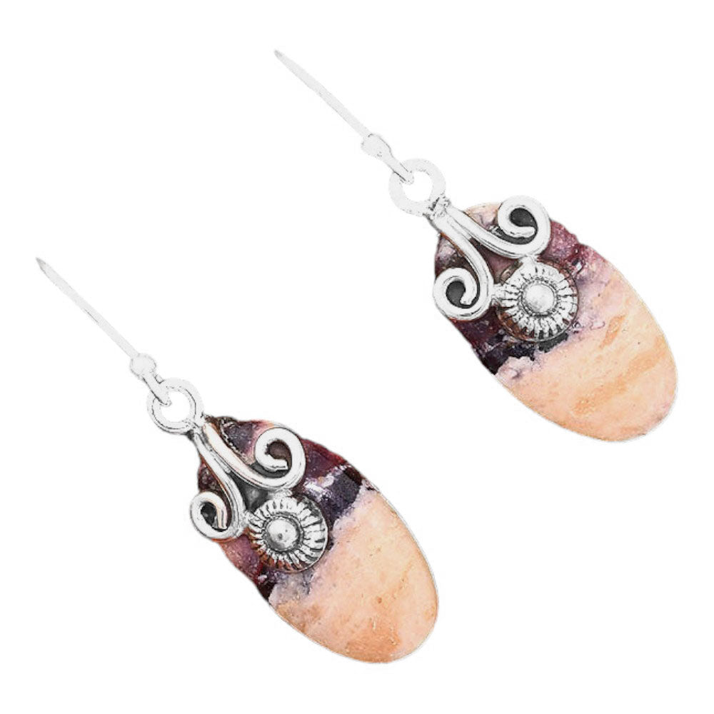 Natural Indian Blanket Jasper Earrings E-1137 SDE86469