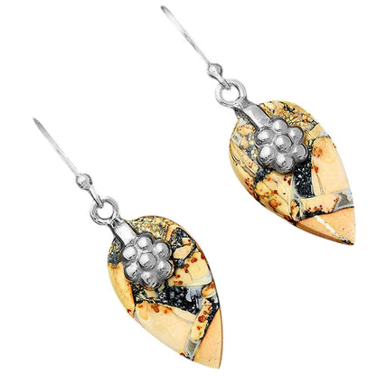 Natural Maligano Jasper - Indonesia Earrings E-1137 SDE87750