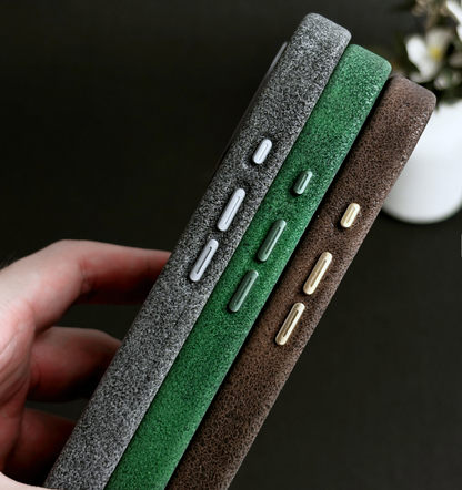 Retro Crazy Horse PU Leather Magnetic Phone Case for iPhone