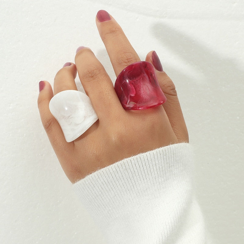WOMEN'S RING • new collection CHELSEA Resin BYMANYC ® New York