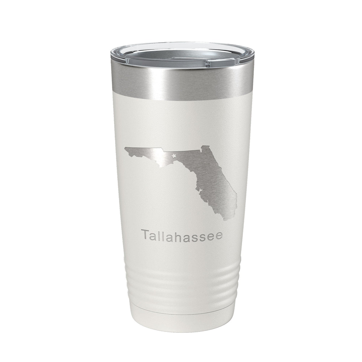 Tallahassee Home Star Tumbler Travel Mug Insulated Laser Engraved Coffee Cup Florida 20 oz
