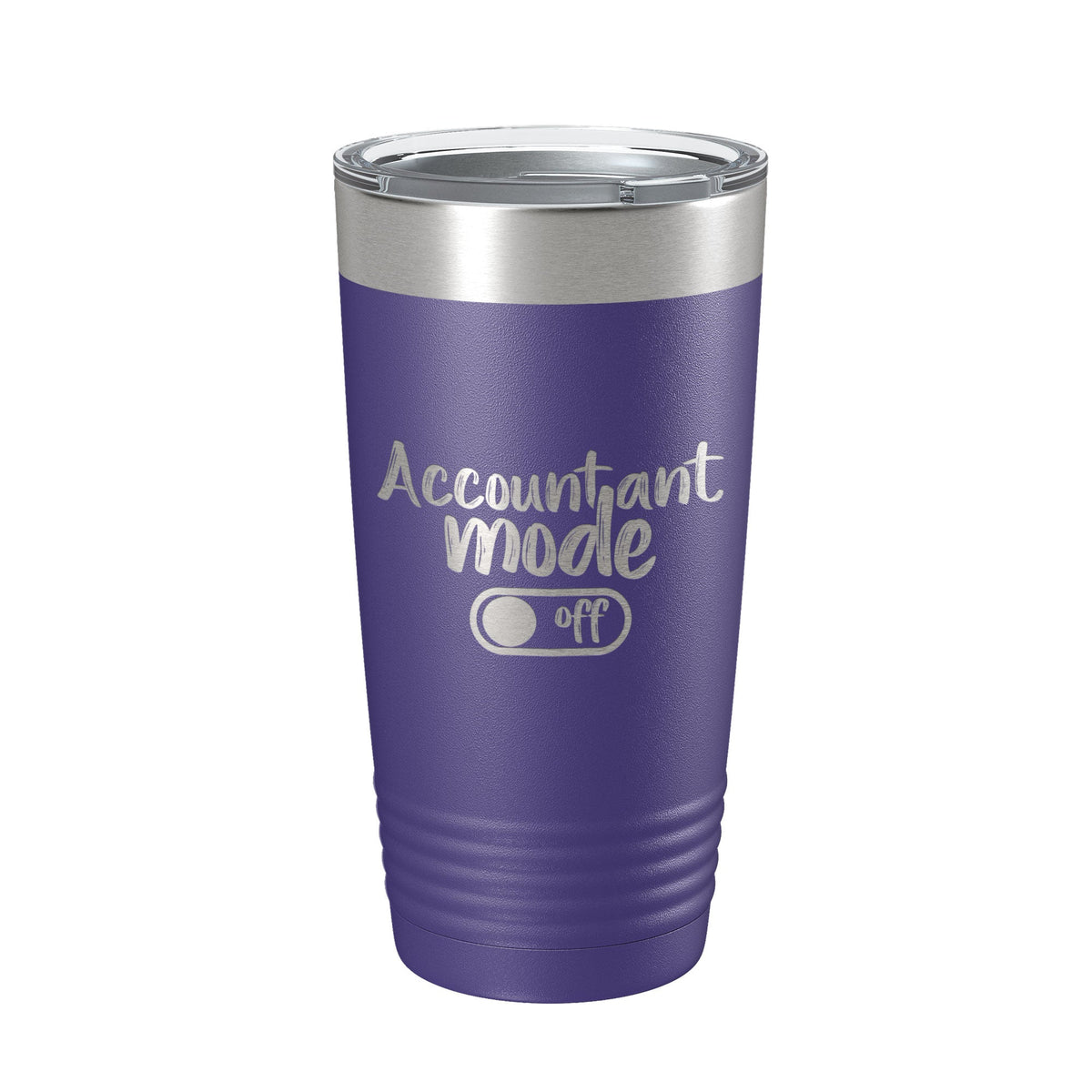 Accountant Mode Off Tumbler Travel Mug Insulated Laser Engraved CPA Retirement Gift Funny Coffee Cup 20 oz