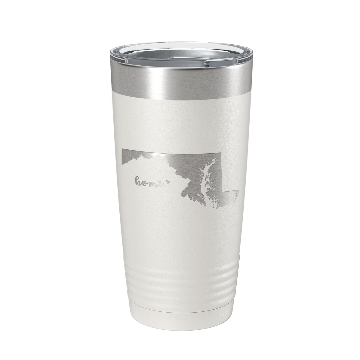 Maryland Tumbler Home State Travel Mug Insulated Laser Engraved Map Coffee Cup 20 oz