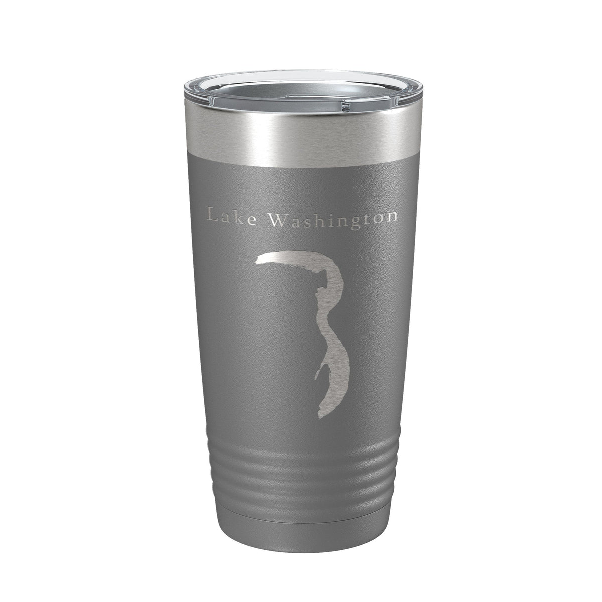 Lake Washington Map Tumbler Travel Mug Insulated Laser Engraved Coffee Cup Mississippi 20 oz