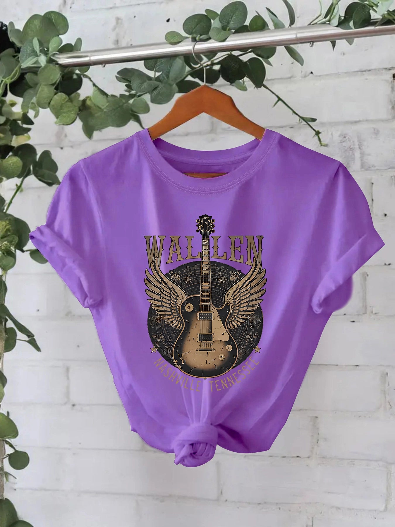 Southwestern Country Style Music Guitar Graphic Tee