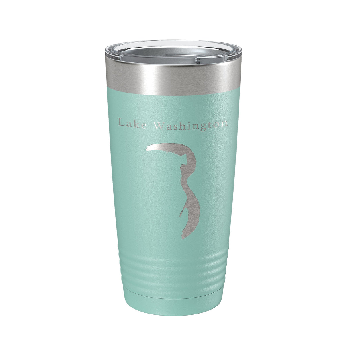 Lake Washington Map Tumbler Travel Mug Insulated Laser Engraved Coffee Cup Mississippi 20 oz