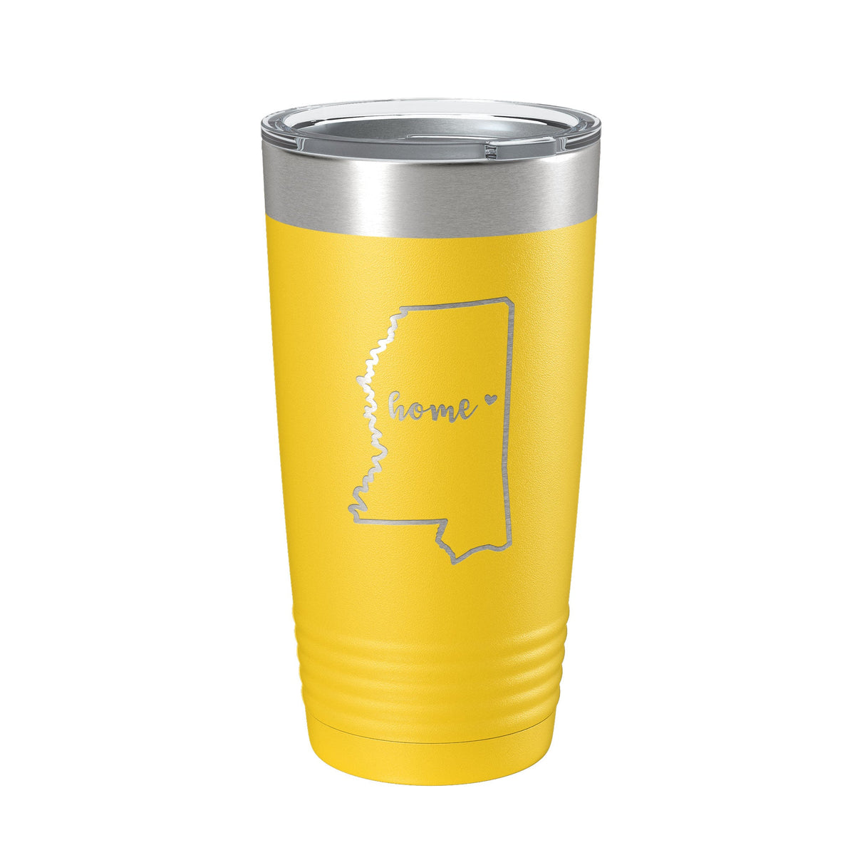 Mississippi Tumbler Home State Travel Mug Insulated Laser Engraved Map Coffee Cup 20 oz