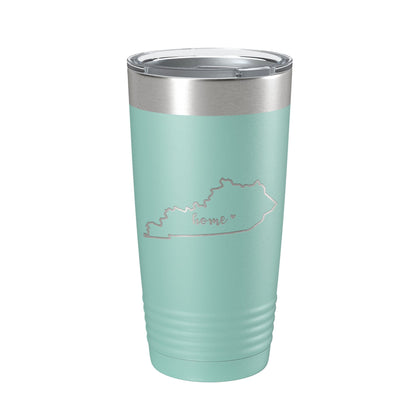 Kentucky Tumbler Home State Travel Mug Insulated Laser Engraved Map Coffee Cup 20 oz