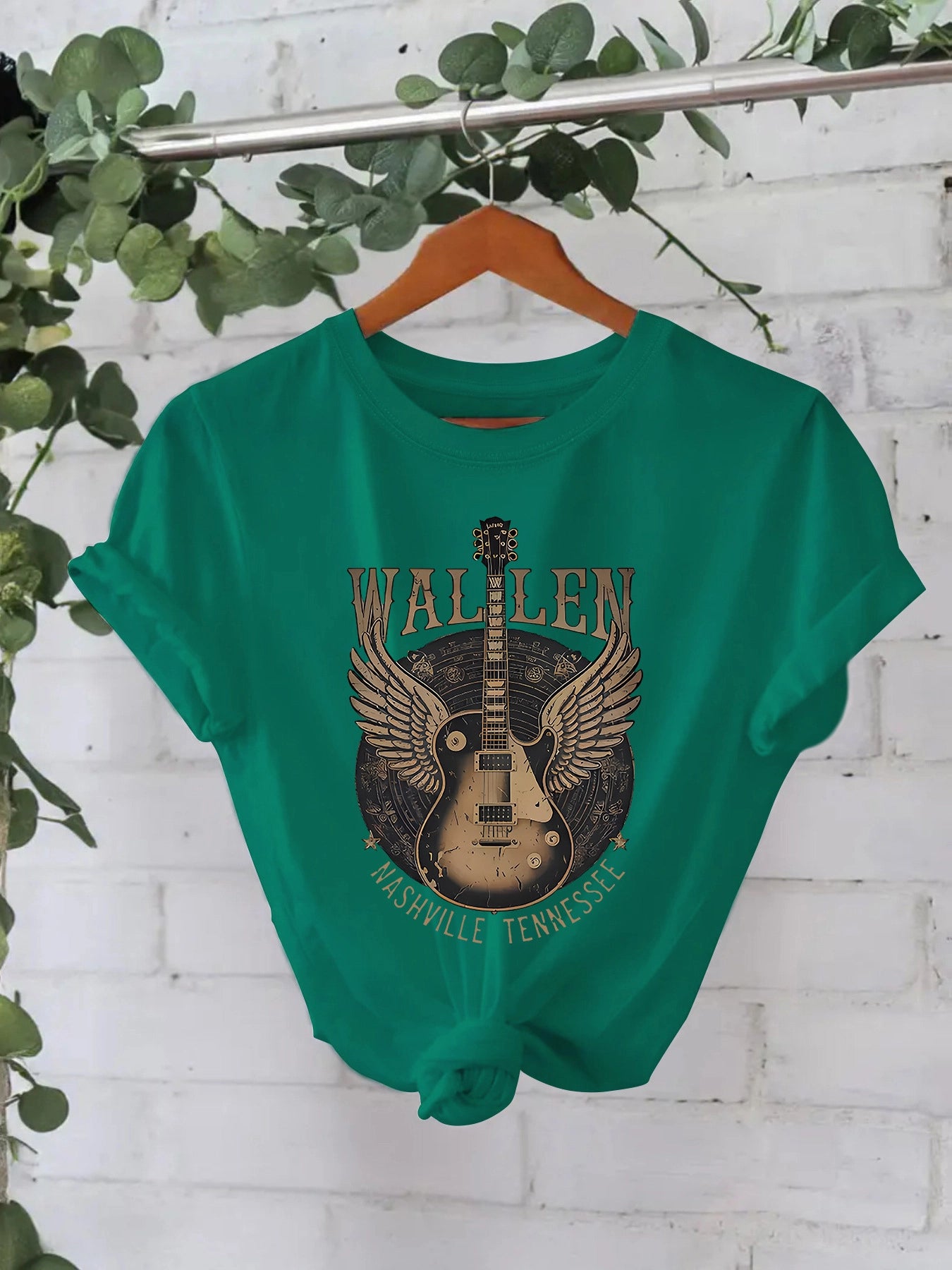 Southwestern Country Style Music Guitar Graphic Tee