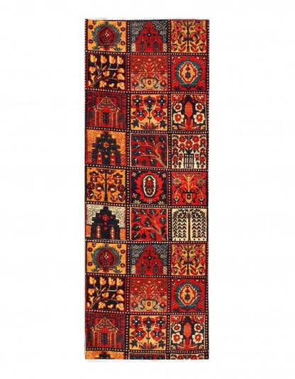 Bakhtiari Design Velvet Table Cloth - 1'7'' X 4'7''
