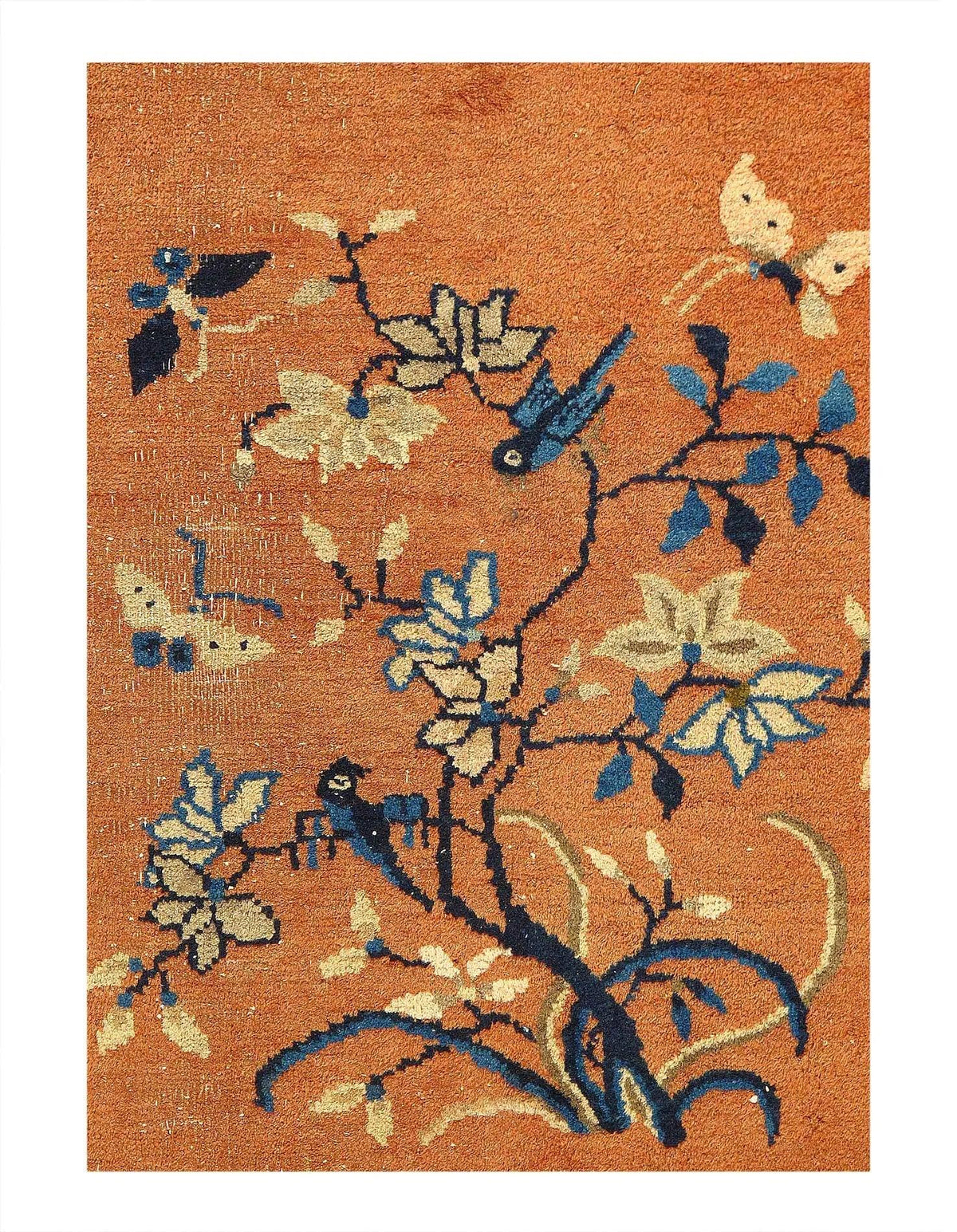 Canvello Chinese Antique Early 20th Century Art Deco Rug - 9'3'' X 11'6''
