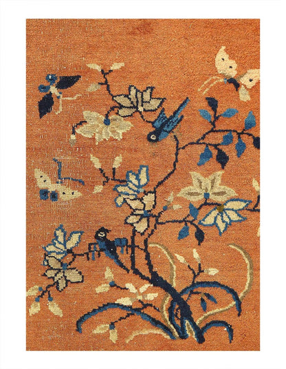 Canvello Chinese Antique Early 20th Century Art Deco Rug - 9'3'' X 11'6''