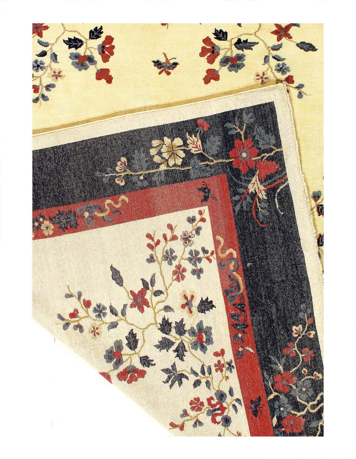 Fine Hand Knotted Antique Chinese Peking Rug - 8'2'' X 10'