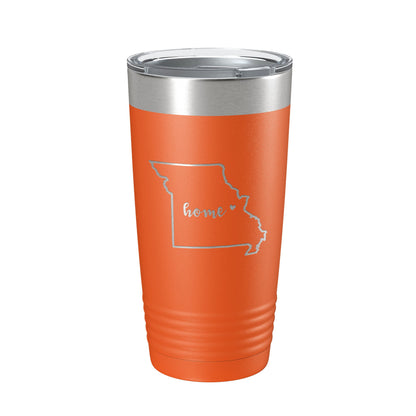 Missouri Tumbler Home State Travel Mug Insulated Laser Engraved Map Coffee Cup 20 oz