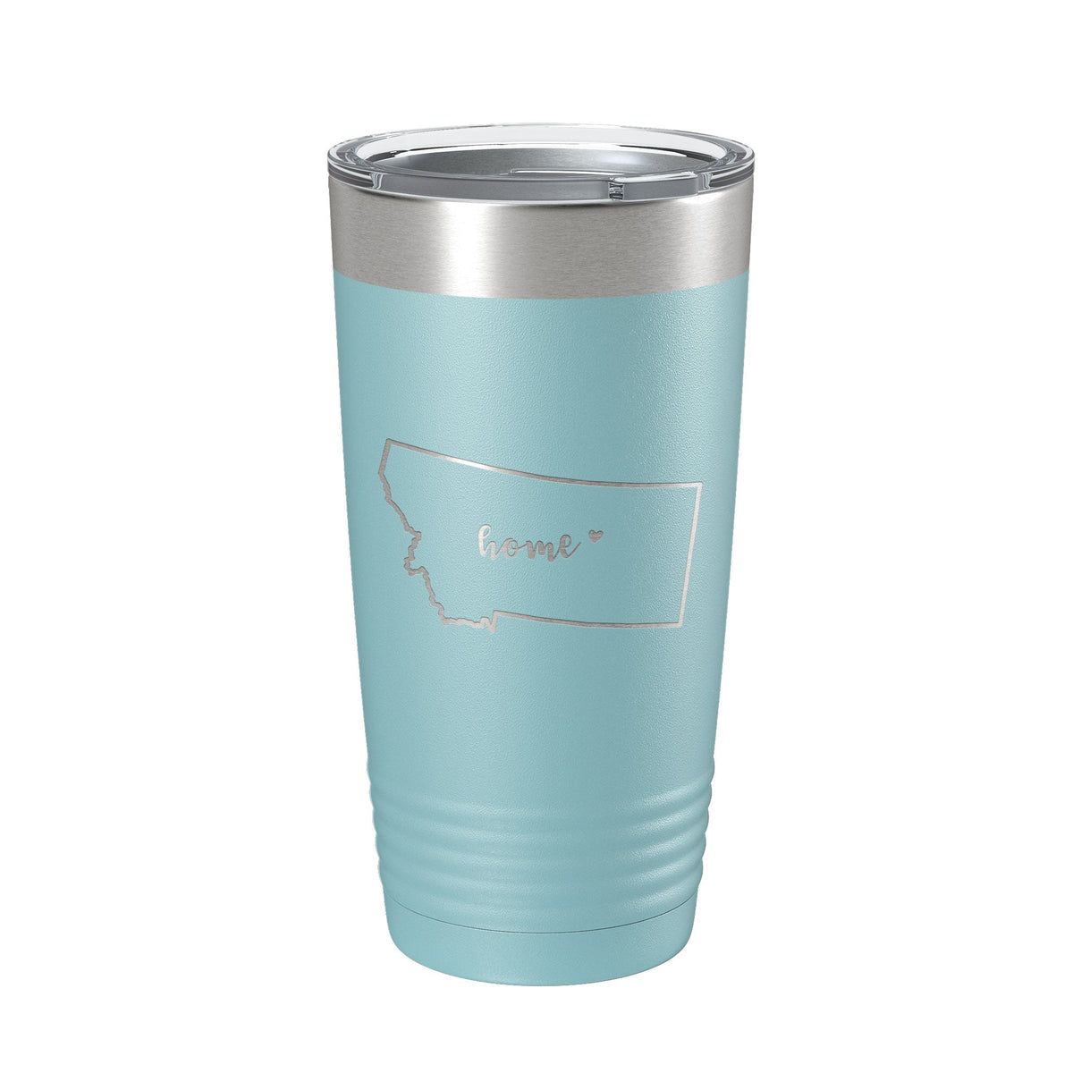 Montana Tumbler Home State Travel Mug Insulated Laser Engraved Map Coffee Cup 20 oz