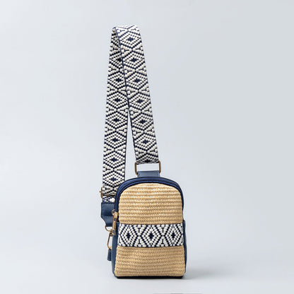 Luna Straw Crossbody