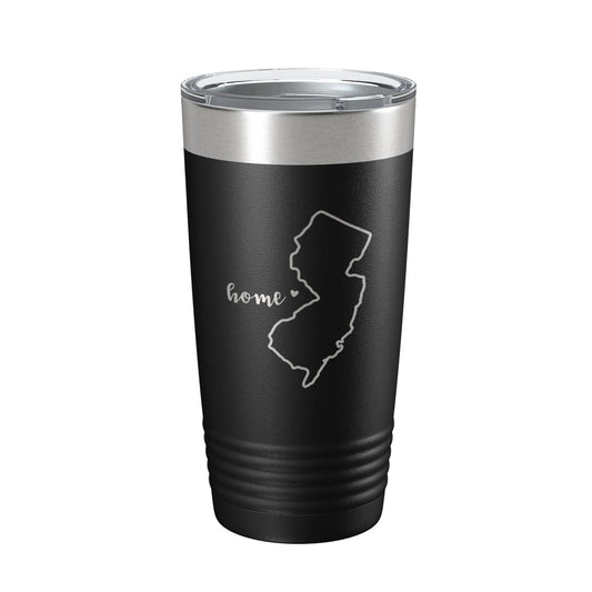 New Jersey Tumbler Home State Travel Mug Insulated Laser Engraved Map Coffee Cup 20 oz
