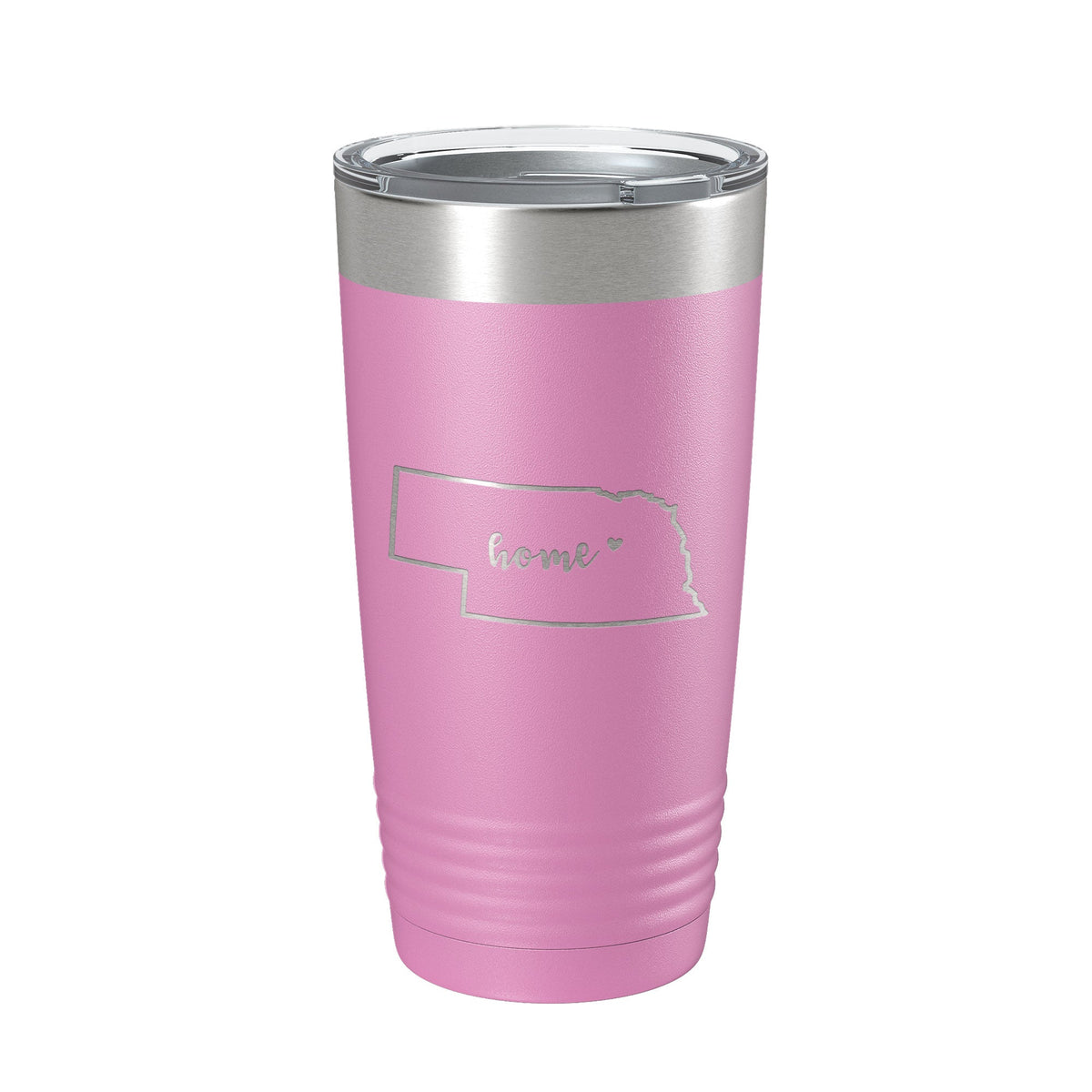Nebraska Tumbler Home State Travel Mug Insulated Laser Engraved Map Coffee Cup 20 oz