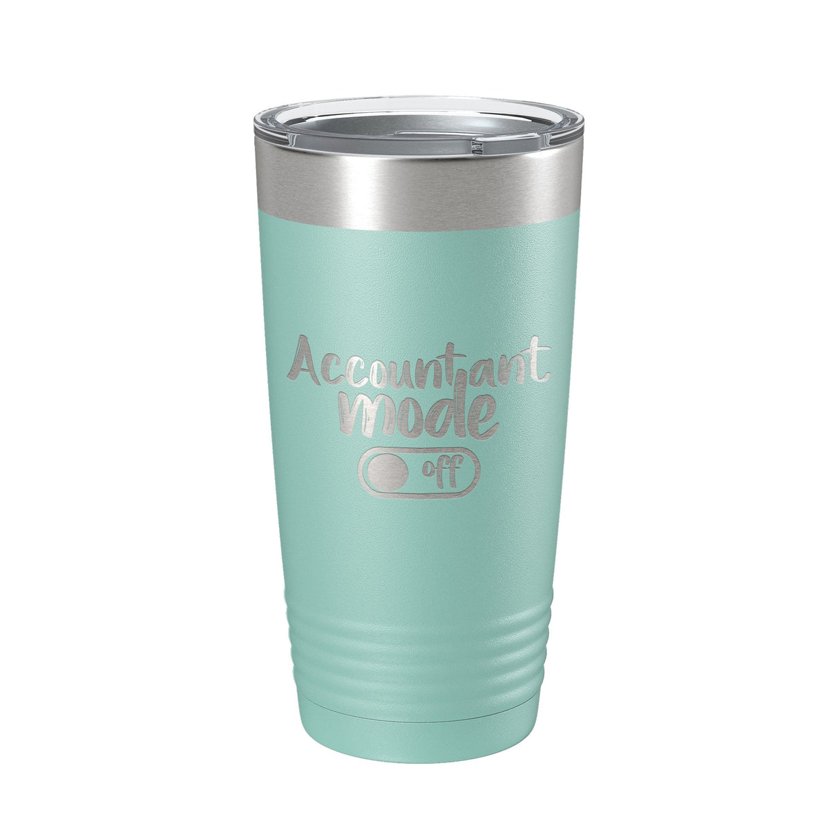Accountant Mode Off Tumbler Travel Mug Insulated Laser Engraved CPA Retirement Gift Funny Coffee Cup 20 oz