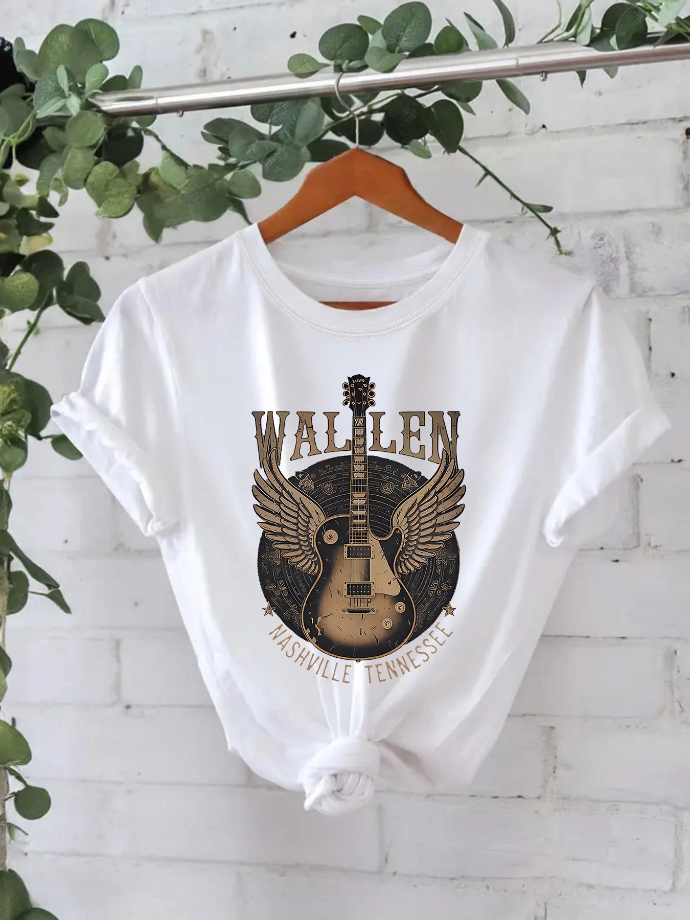 Southwestern Country Style Music Guitar Graphic Tee