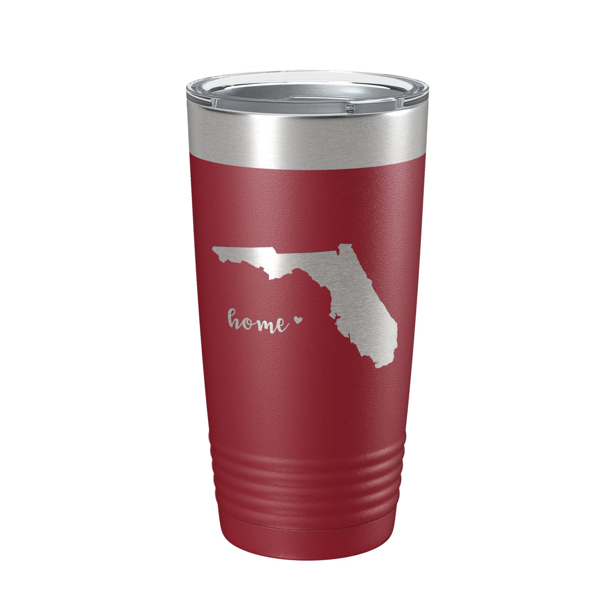 Florida Tumbler Home State Travel Mug Insulated Laser Engraved Map Coffee Cup 20 oz