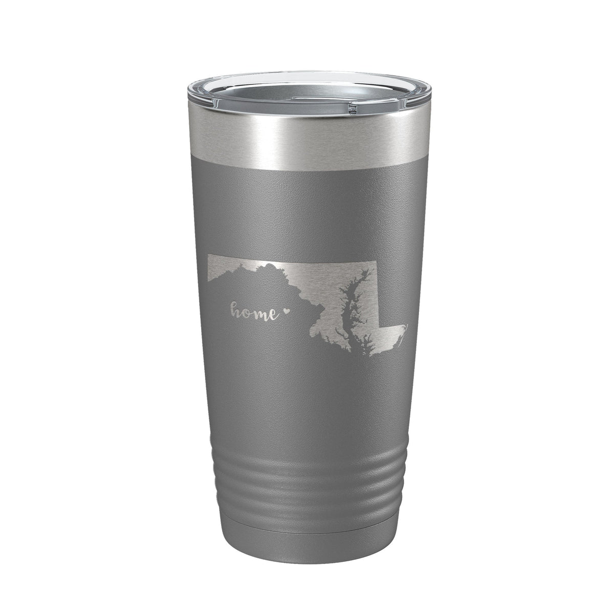 Maryland Tumbler Home State Travel Mug Insulated Laser Engraved Map Coffee Cup 20 oz