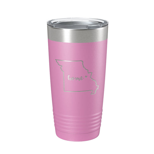 Missouri Tumbler Home State Travel Mug Insulated Laser Engraved Map Coffee Cup 20 oz
