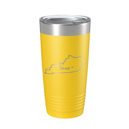 Kentucky Tumbler Home State Travel Mug Insulated Laser Engraved Map Coffee Cup 20 oz