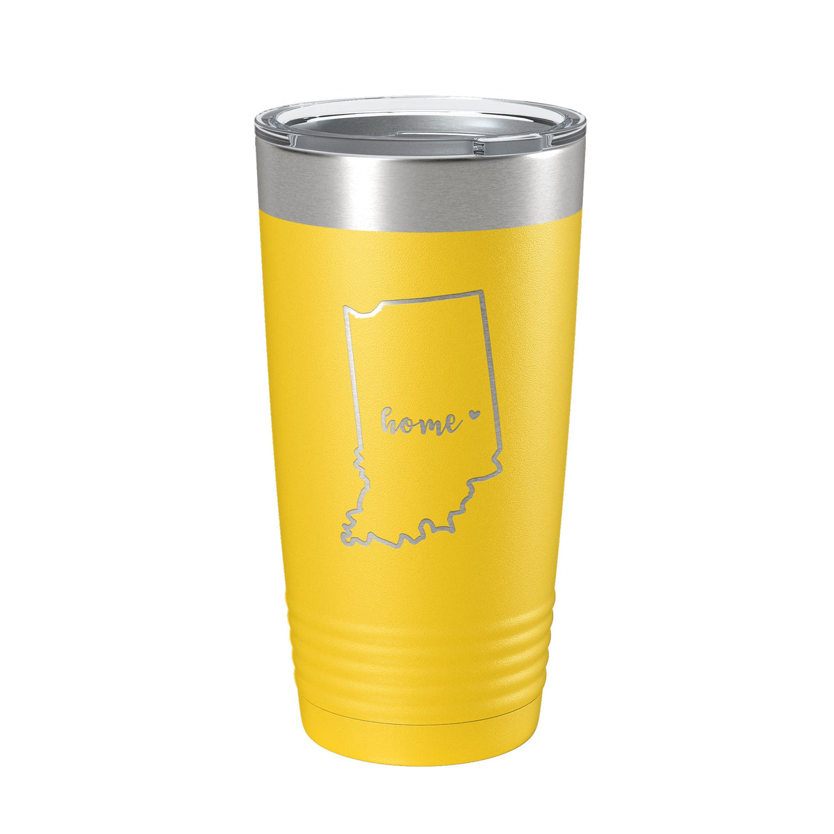 Indiana Tumbler Home State Travel Mug Insulated Laser Engraved Map Coffee Cup 20 oz