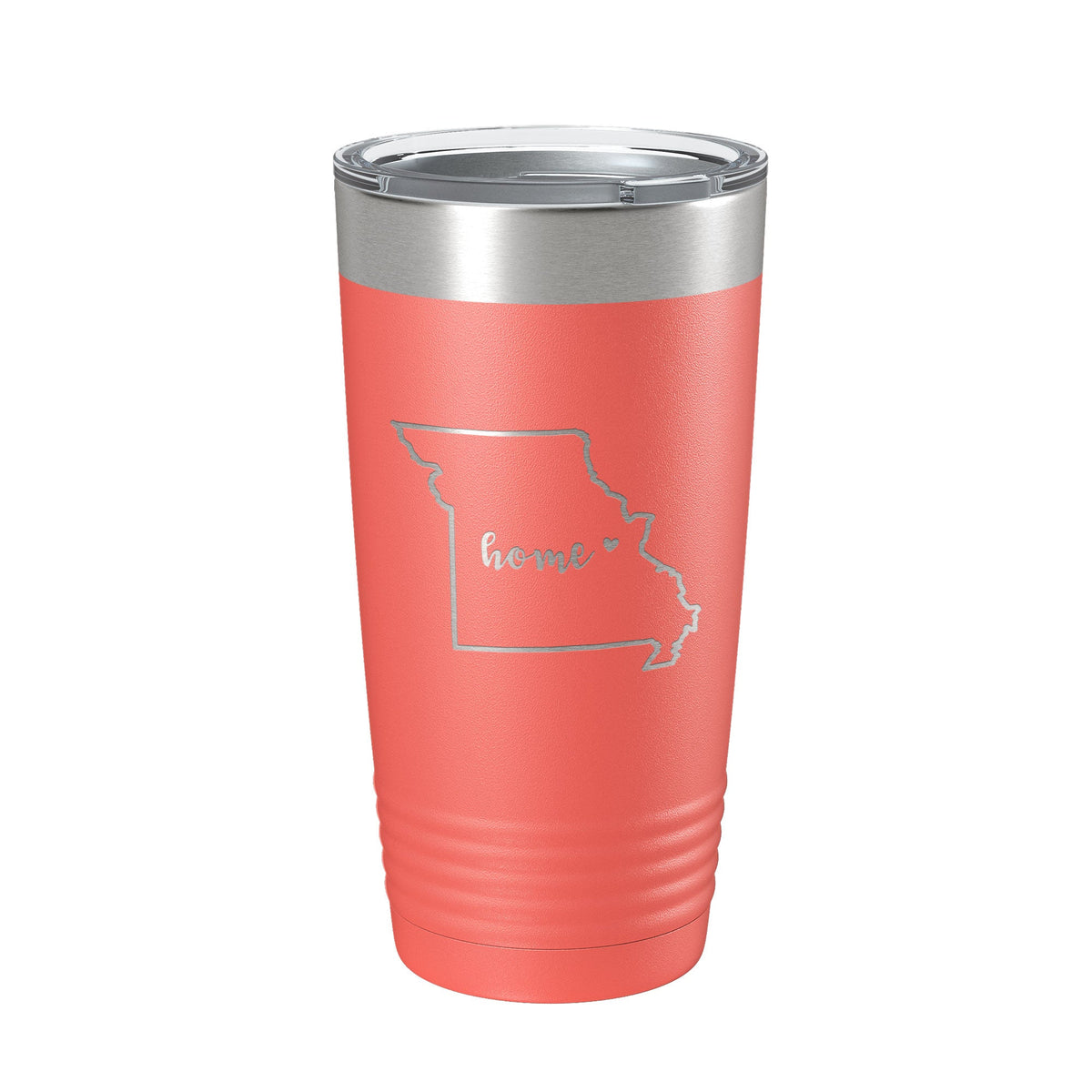 Missouri Tumbler Home State Travel Mug Insulated Laser Engraved Map Coffee Cup 20 oz