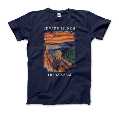 Edvard Munch the Scream, 1893 artwork t-shirt