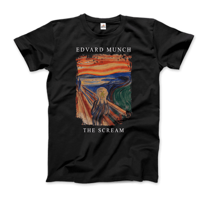 Edvard Munch the Scream, 1893 artwork t-shirt