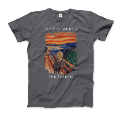 Edvard Munch the Scream, 1893 artwork t-shirt