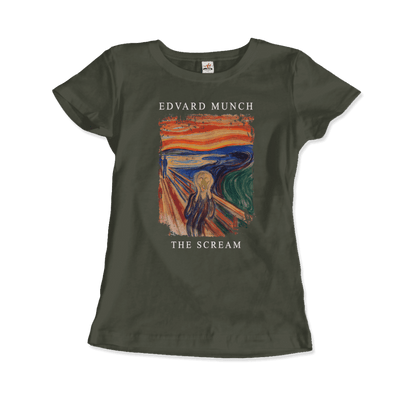 Edvard Munch the Scream, 1893 artwork t-shirt