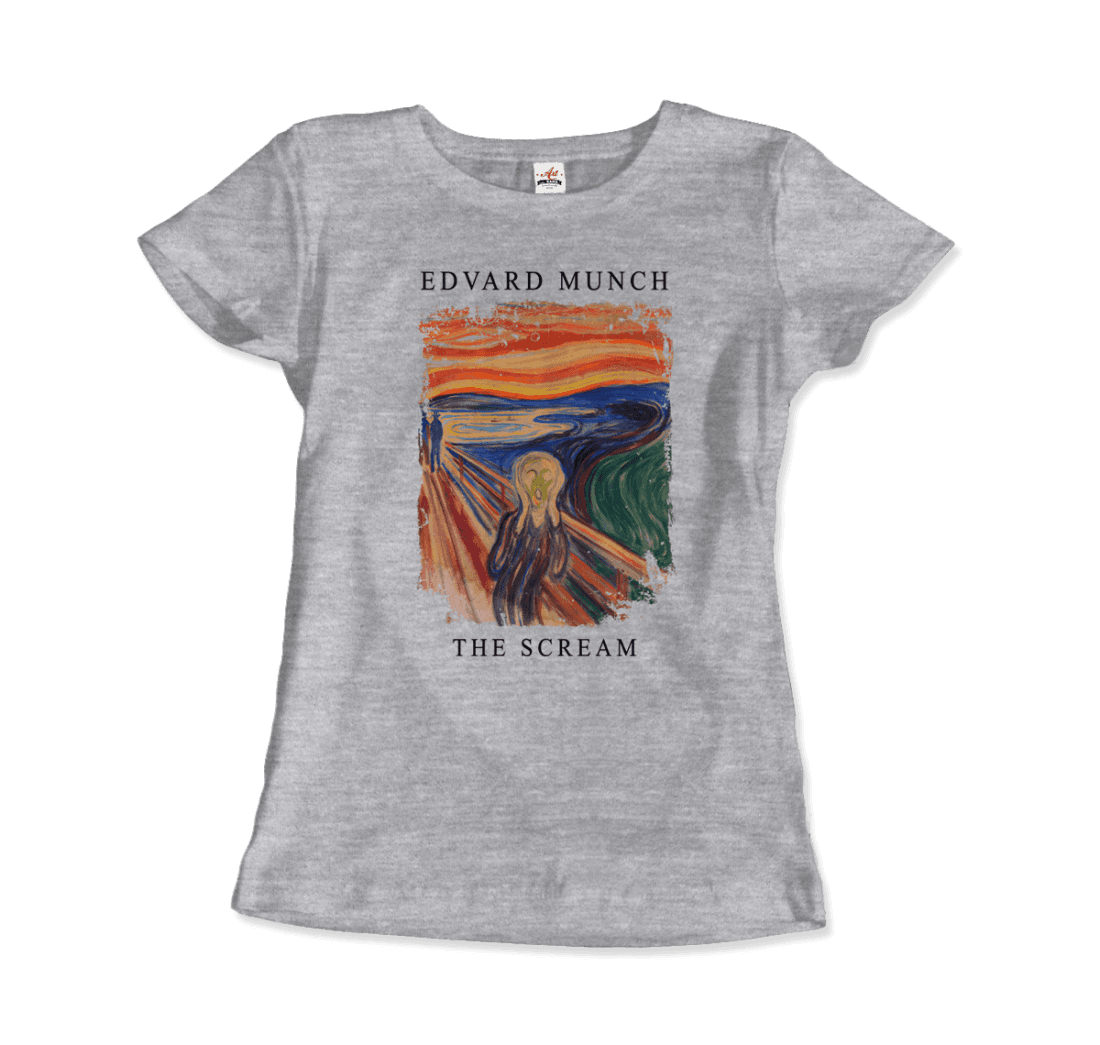 Edvard Munch the Scream, 1893 artwork t-shirt