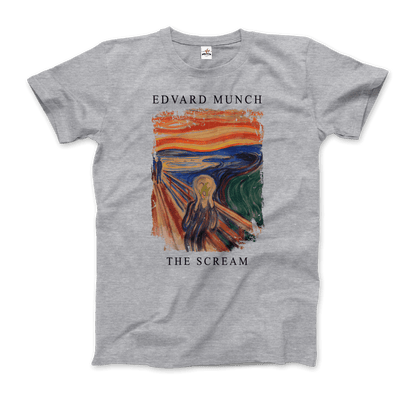 Edvard Munch the Scream, 1893 artwork t-shirt