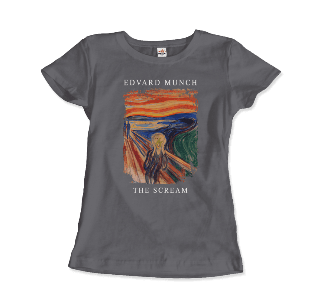 Edvard Munch the Scream, 1893 artwork t-shirt