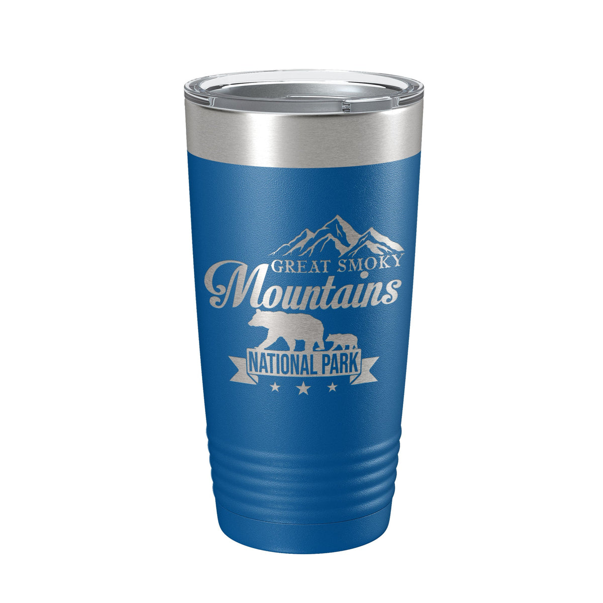 Great Smoky Mountains National Park Bear Tumbler GSMNP Travel Mug Gift Insulated Laser Engraved Coffee Cup 20 oz