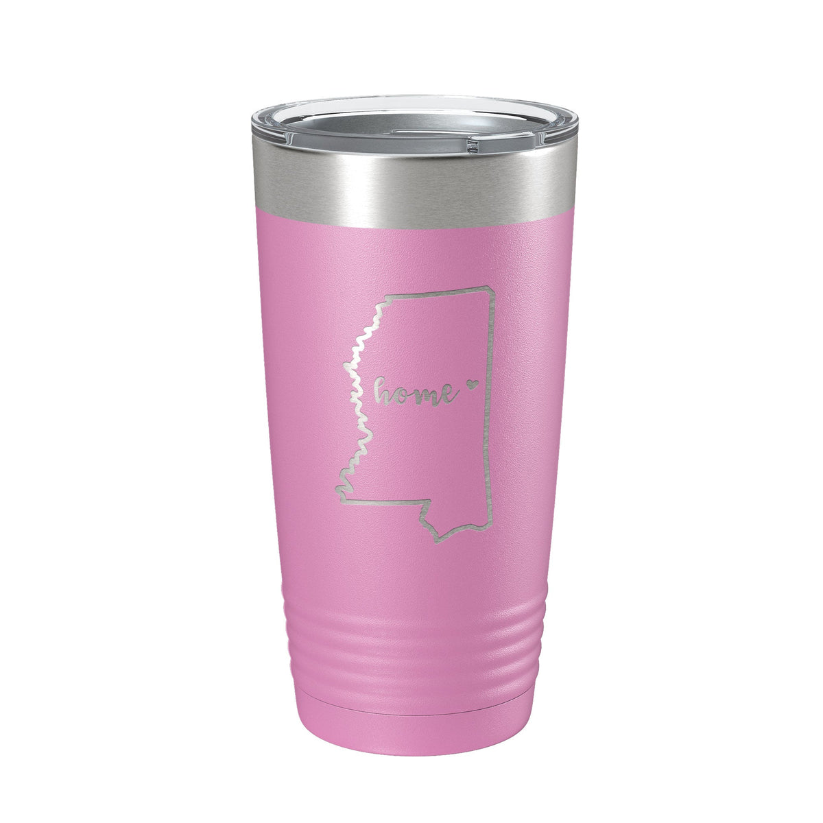 Mississippi Tumbler Home State Travel Mug Insulated Laser Engraved Map Coffee Cup 20 oz