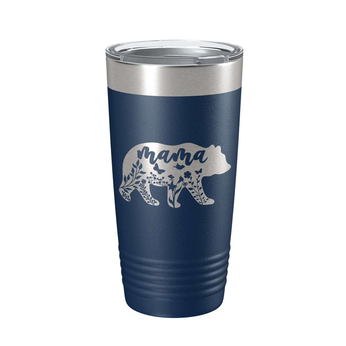 Mama Bear Tumbler Travel Mug Insulated Laser Engraved Coffee Cup Momma Mom Mother's Day Gift Cute 20 oz