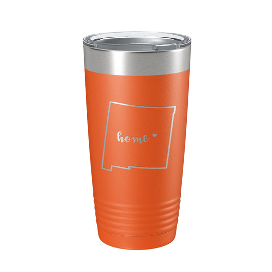New Mexico Tumbler Home State Travel Mug Insulated Laser Engraved Map Coffee Cup 20 oz