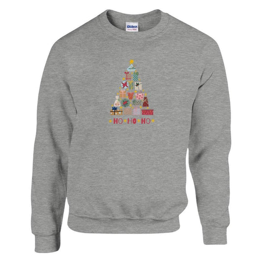 Sweat unisexe Noël - Sapin de noël  et cadeau - 10 couleurs disponibles