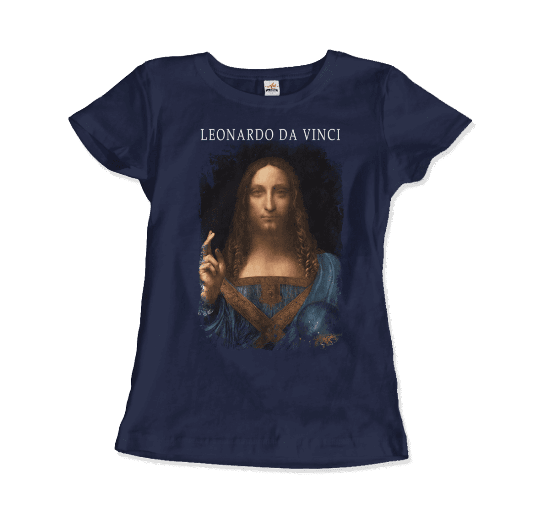 Leonardo Da Vinci, Salvator Mundi, 1499~1510 artwork t-shirt