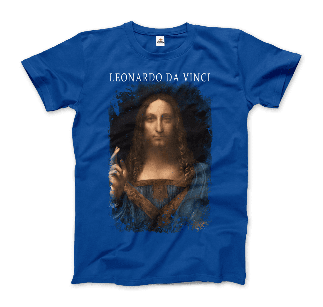 Leonardo Da Vinci, Salvator Mundi, 1499~1510 artwork t-shirt