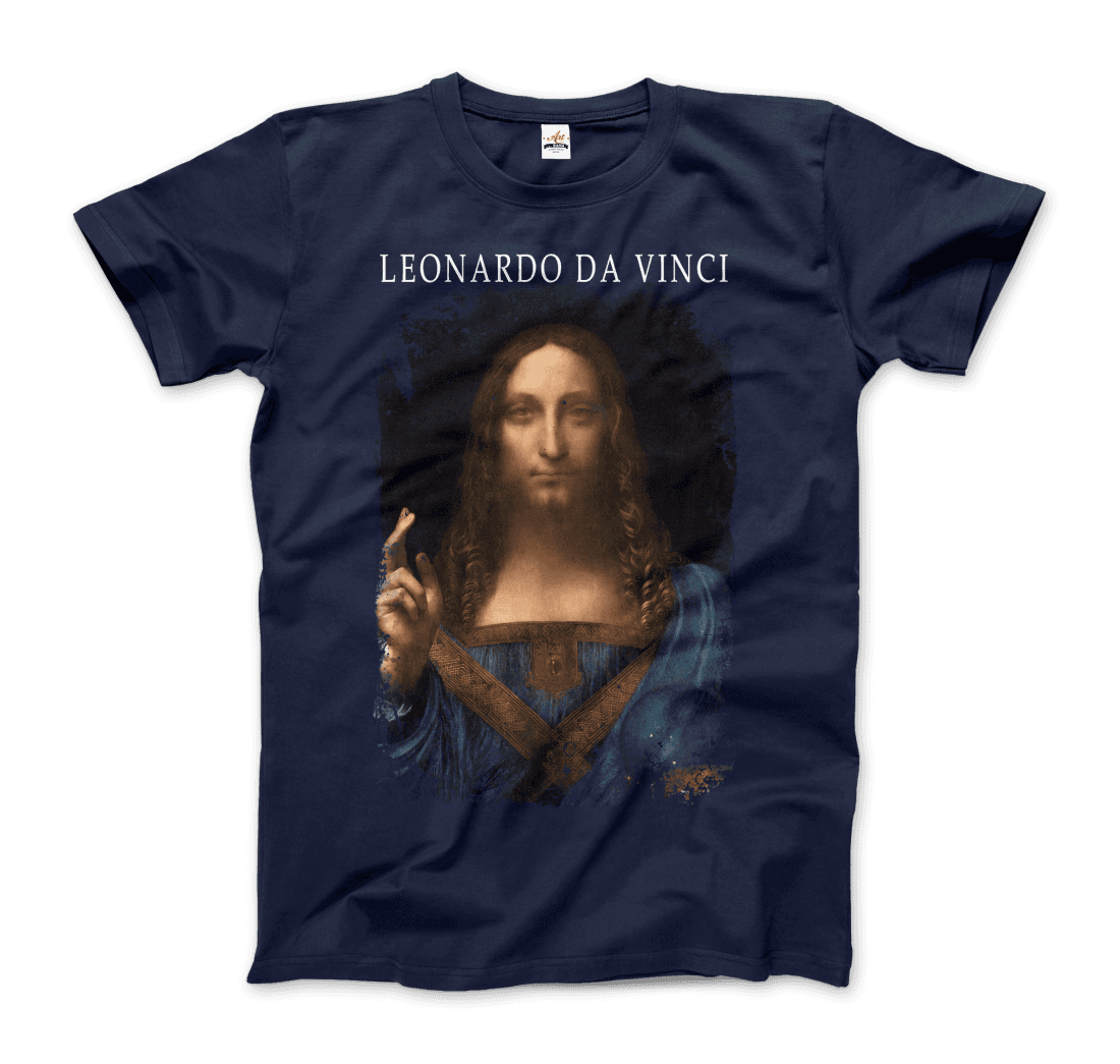 Leonardo Da Vinci, Salvator Mundi, 1499~1510 artwork t-shirt