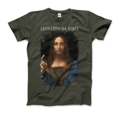Leonardo Da Vinci, Salvator Mundi, 1499~1510 artwork t-shirt