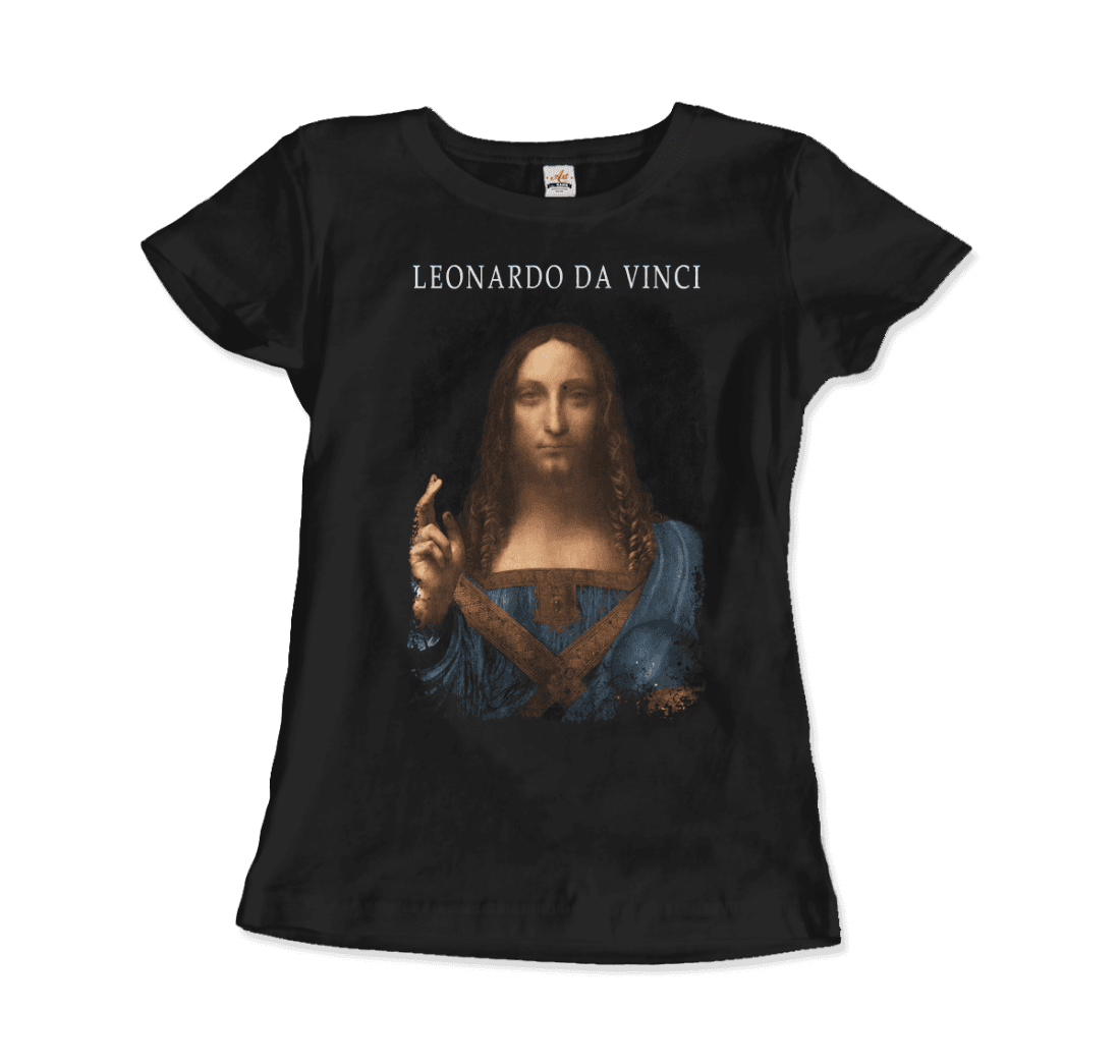 Leonardo Da Vinci, Salvator Mundi, 1499~1510 artwork t-shirt